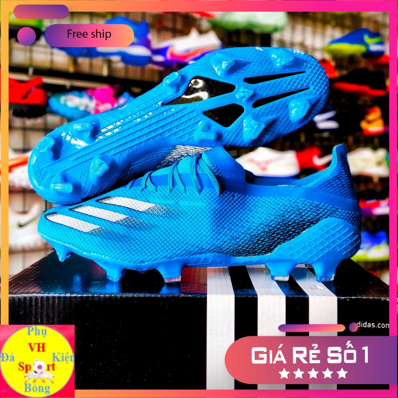 Giày đá bóng sân cỏ tự nhiên giá rẻ Adidas Xghosted.1 FG Xanh Dương