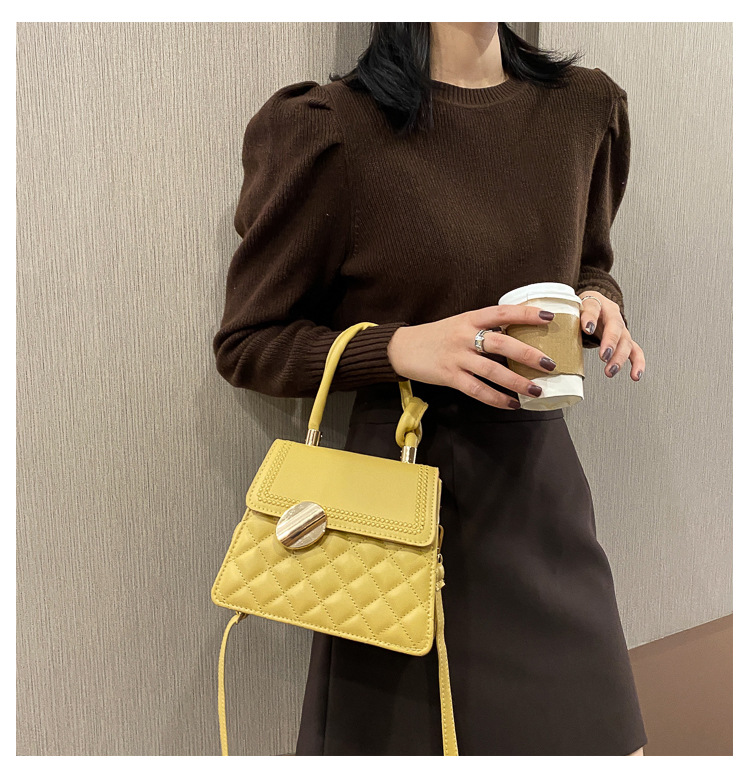 Túi Xách JASMIN NOIR Dập Họa Tiết Caro Thời Trang Thanh Lịch Cho Nữ