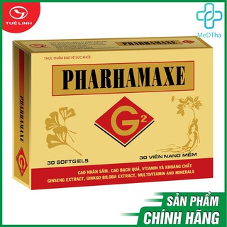Viên uống PHARHAMAXE G2 Tuệ Linh - Hoạt huyết, tăng cường tuần hoàn não