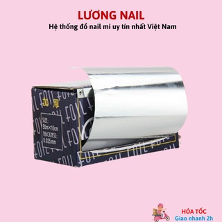 Giấy bạc ủ phá gel tháo móng dụng cụ làm móng
