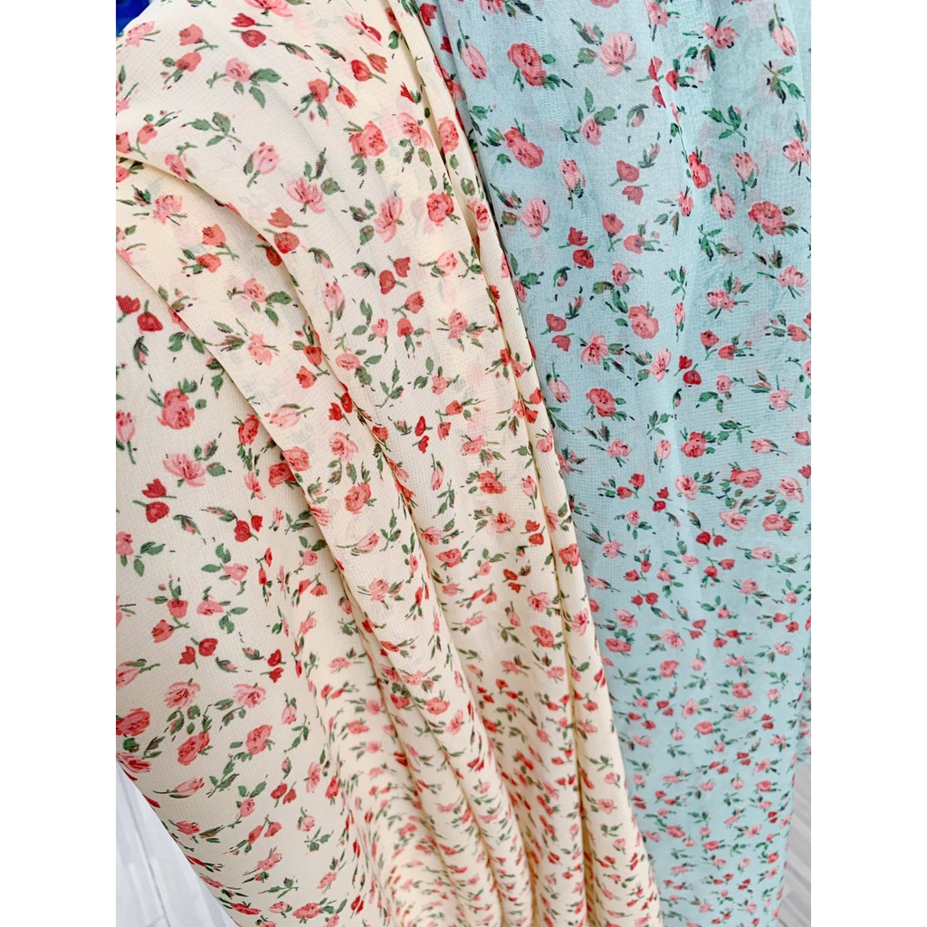 CHÂN VÁY HOA VOAN DÀI -Hình thật shop chụp | BigBuy360 - bigbuy360.vn