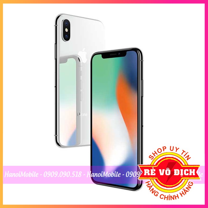 Điện thoại iphone X Quốc tế ⚡FreeShip⚡ Hàng chính hãng, máy nguyên zin, bộ nhớ 64GB/256GB [Bảo hành 12 tháng]