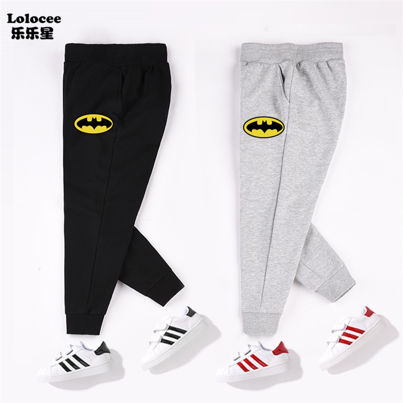 Quần Jogger In Logo Superman Và Batman Cho Bé Từ 3-14 Tuổi