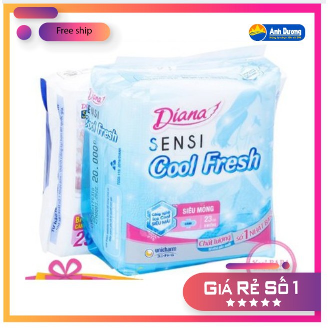 Băng vệ sinh Diana Sensi Cool Fresh