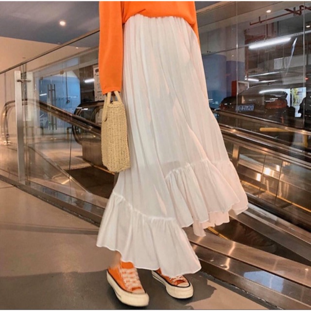 CHÂN VÁY DÀI - LONG SKIRT - CHÂN VÁY DÀI ĐUÔI CÁ TẦNG