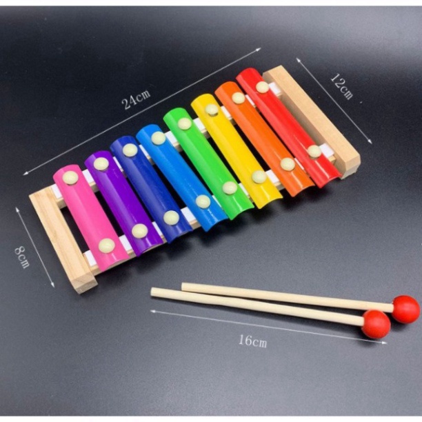 Đồ Chơi Đàn Gỗ Xylophone 8 Quãng-Đồ Chơi Âm Nhạc An Toàn Cho Bé TRITUEVIET