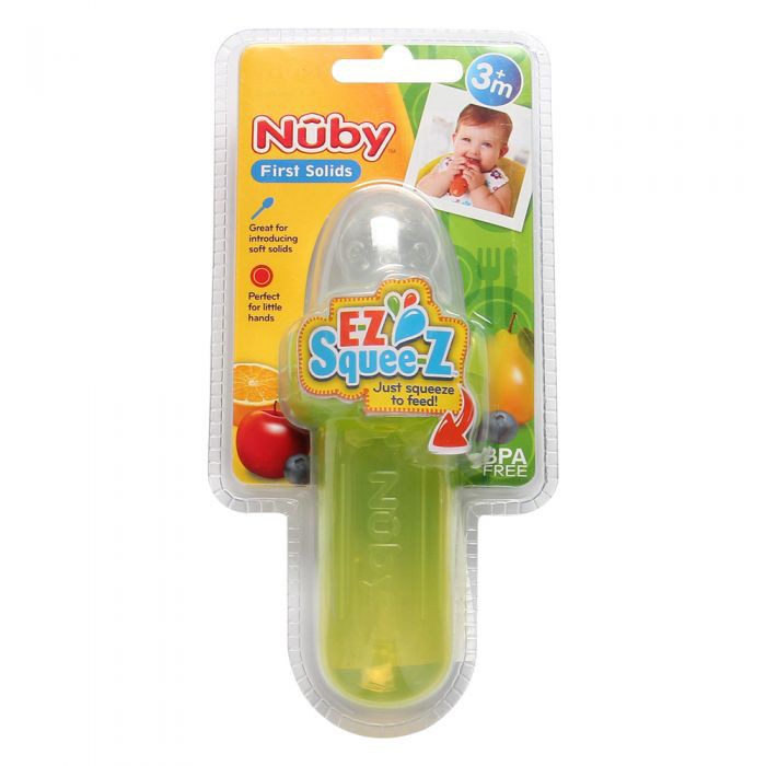 Bình Nhai Chống Hóc Silicone cao cấp Nuby