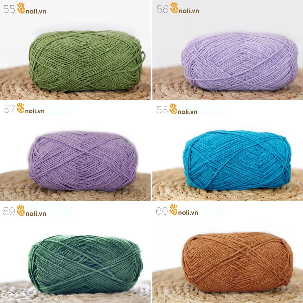 Len Baby Yarn dành cho bé (Mã 41 đến 60)