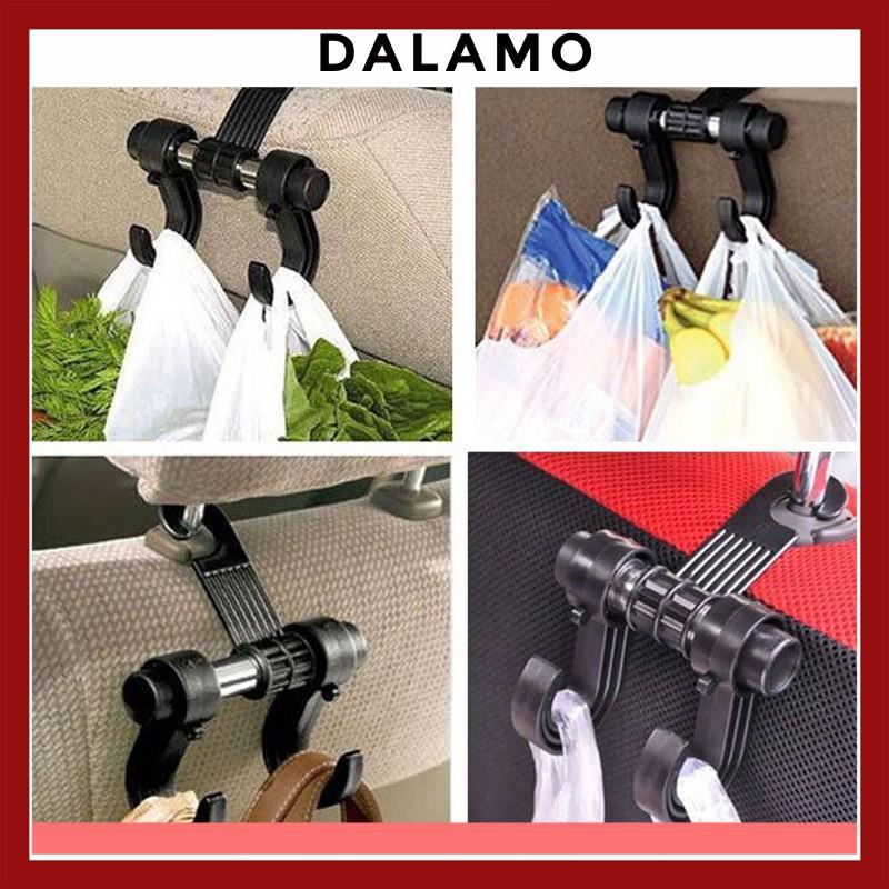 Móc Treo Đồ Ô Tô gài Sau Ghế xe hơi kiêm giá đỡ điện thoại MT2 DALAMO