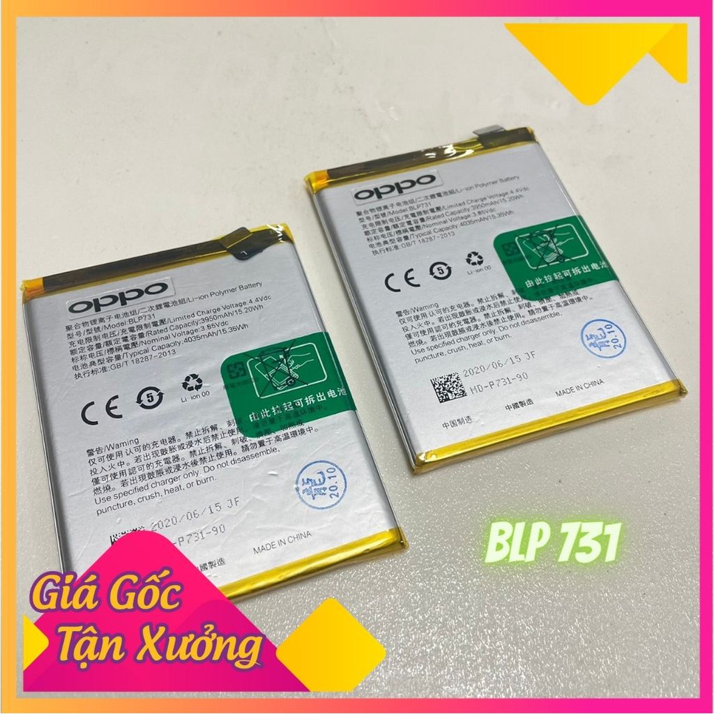 Pin Oppo Realme 5 Pro,Pin Realme 5 Pro,Pin blp 731 Dung Lượng 4035mAh Hàng Zin Nhập Khẩu Bảo Hành 6 
