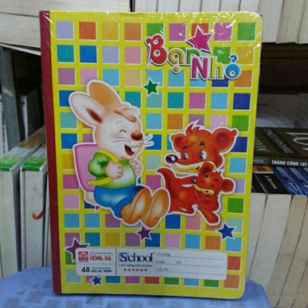 VỞ 4 Ô LY 48 TRANG HỒNG HÀ 10quyển