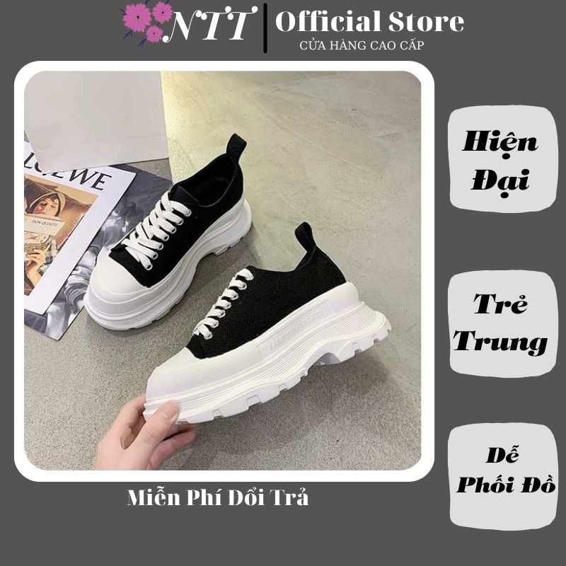 Giày MCQ ❤️FREESHIP❤️ Giày Mcqueen độn đế - Giày Thể Thao Độn Đế Full Size Nam Nữ
