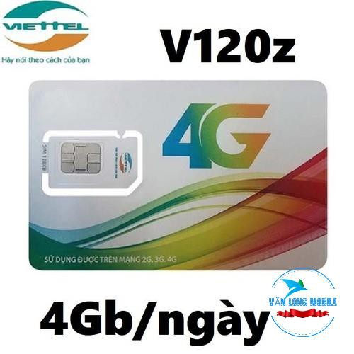 Sim 4G Viettel V120 , sim viettel giá rẻ nghe gọi binh thường