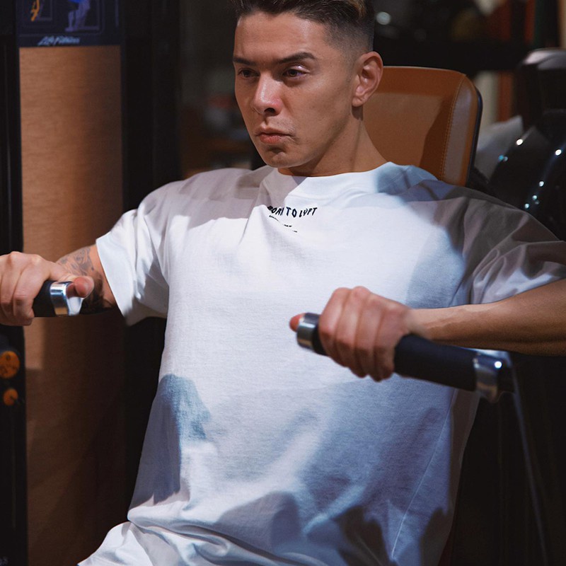 Áo Thun Thể Thao Tay Ngắn Vải Cotton Thiết Kế Đơn Giản Thoải Mái Cho Nam