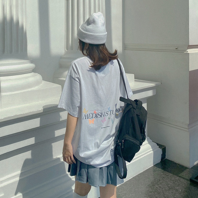 ÁO THUN MEDISN BUTTERFLY WHITE T-SHIRT