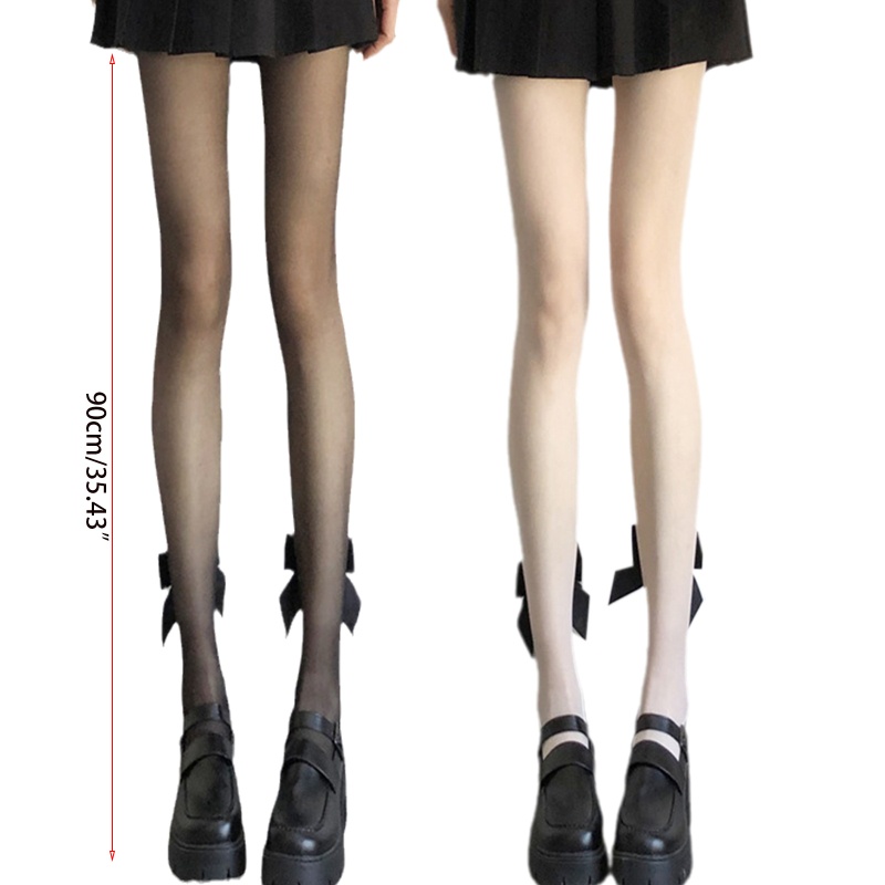 Youyo Vớ Ống Cao Qua Gối Phối Nơ Phong Cách Lolita Nhật Bản Quyến Rũ Cho Nữ