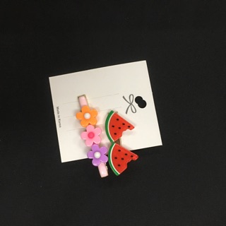 Set kẹp tóc trái cây và hoa 🍊🍉🍍🍌🥕💐