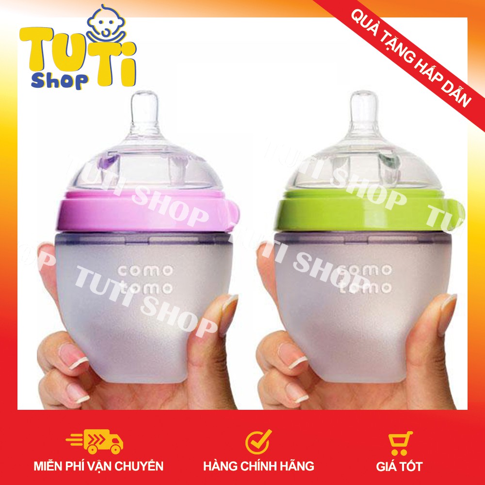 [tặng quà kèm theo] bình sữa como comotomo 150ml/250ml [hàn quốc]