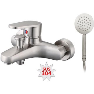 Bộ vòi sen tắm nóng lạnh + tay sen inox 304 PR-322