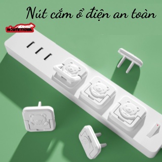 Nút bịt ổ điện chống giật 2 chân 3 chân cao cấp nhỏ gọn chắc chắn bảo vệ an toàn cho bé