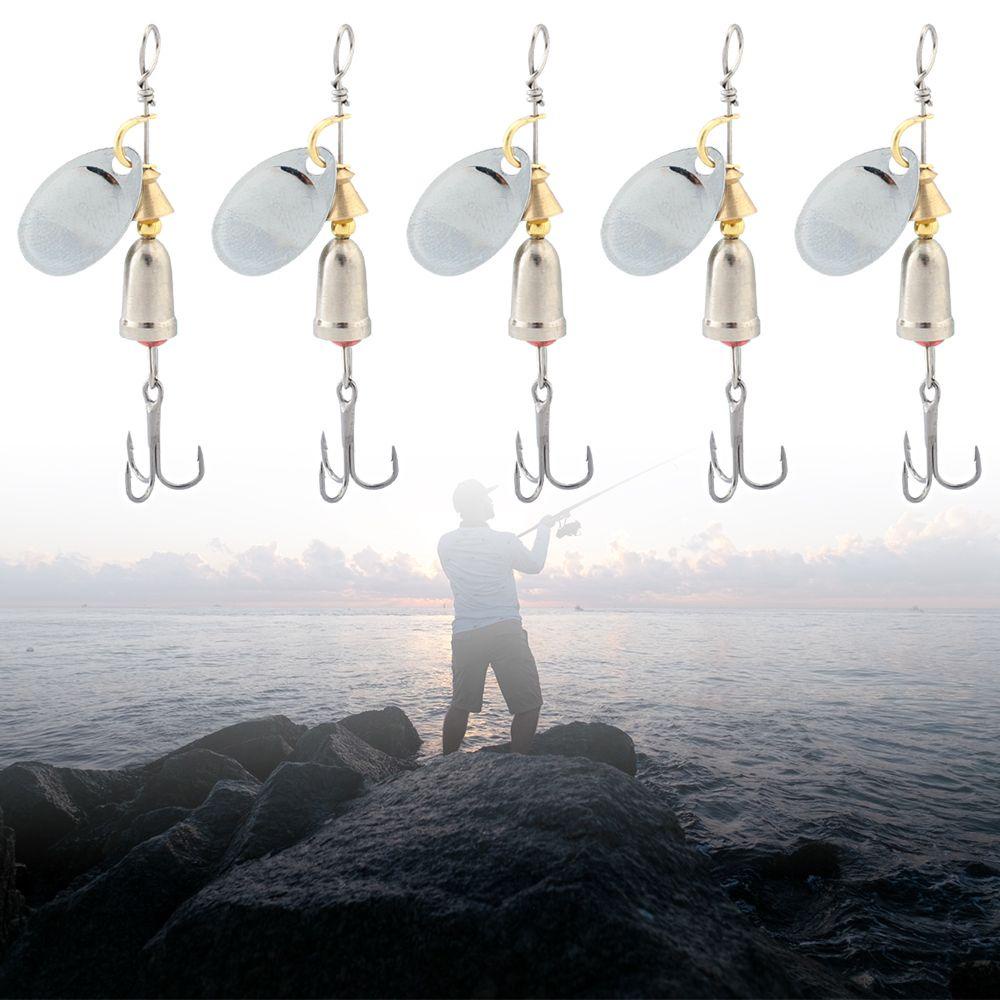 LET Set 5 Mồi Câu Cá Giả Dạng Xoay Chuyên Dụng