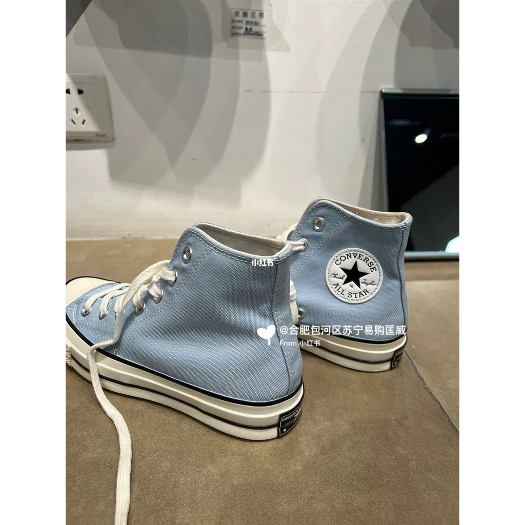 Giày Thể Thao Converse 1970s Vải canvas Màu Xanh Dương Thời Trang Mùa Hè Cho Nam Và Nữ-1583
