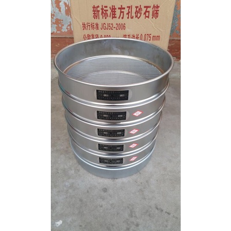 Sàng rây đường kính 30cm cỡ 0.075mm; 0.09mm; 0.1mm; 0.125mm; 0.14mm;  0.15mm; 0.16mm; 0.18mm; 0.2mm; 0.25mm; 0.3mm; 0.31