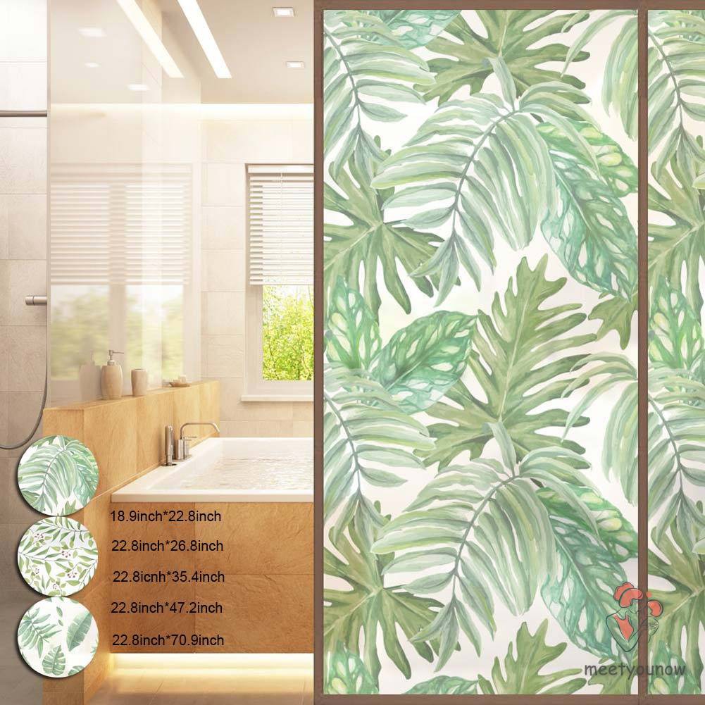 Giấy Dán Kính Mờ Họa Tiết Lá Cây