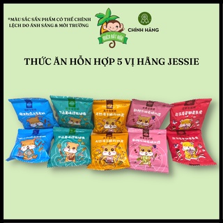Thức ăn cho hamster - Thức ăn gói nhỏ bổ sung dinh dưỡng nhiều vị chính hãng Jessie dành cho mọi độ tuổi cho hamster