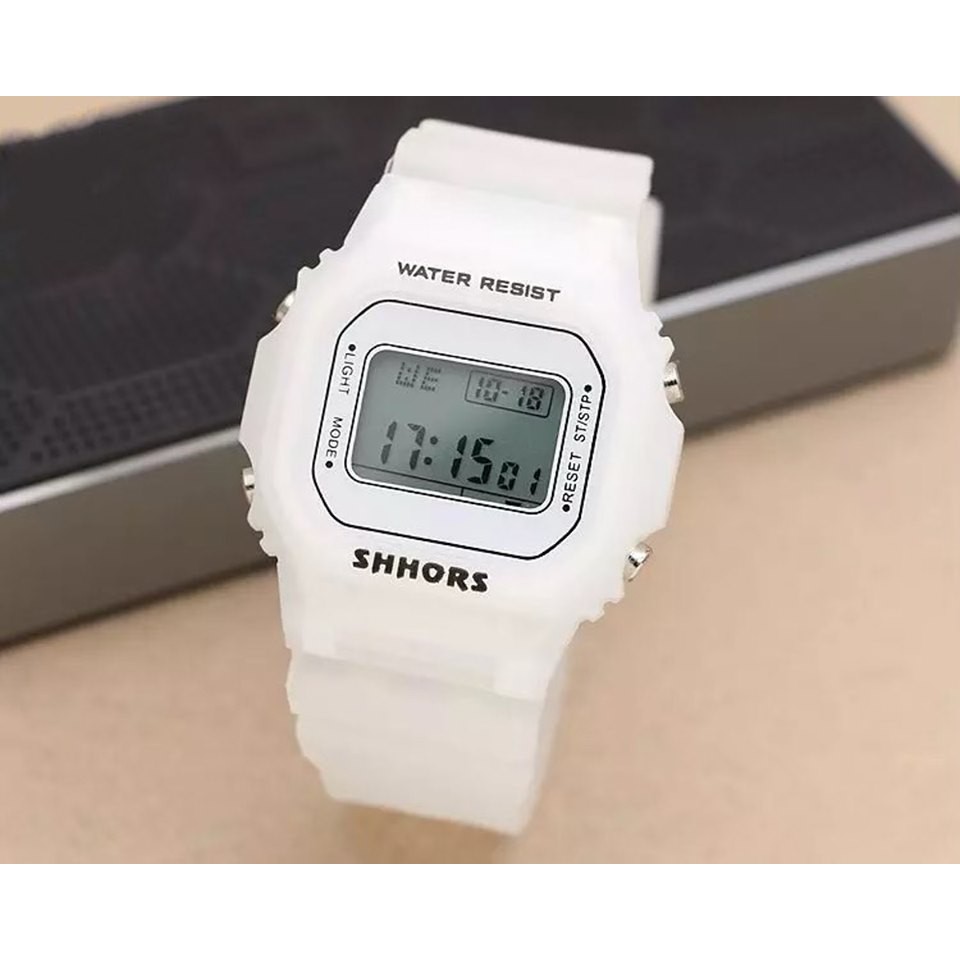 [Mã FAMAYFA2 giảm 10K đơn 50K] ĐỒNG HỒ NAM NỮ SHHORS VUÔNG 2 MÀU ĐEN TRẮNG D361 SIÊU ĐẸP | BigBuy360 - bigbuy360.vn