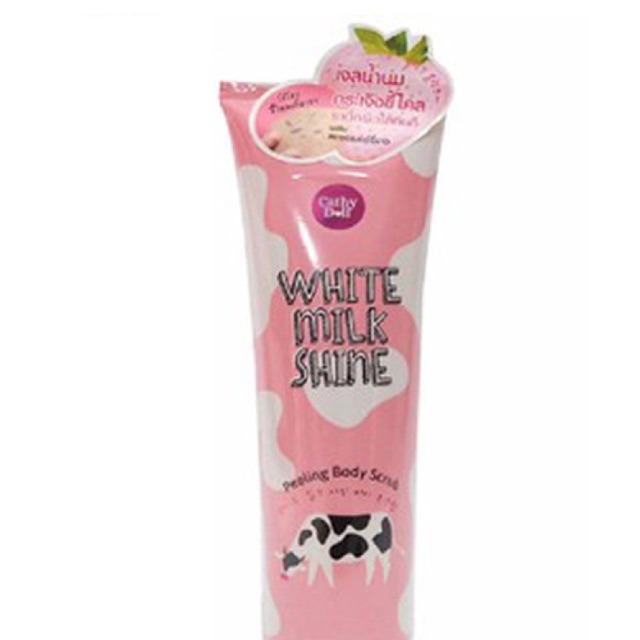 Tẩy tế bào chết toàn thân White Milk Shine Cathy Doll