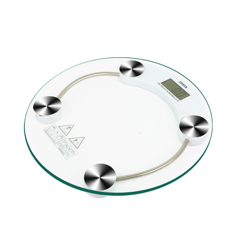 Cân sức khỏe điên tử kính cường lực tròn Personal scale ,hữu ích cho mọi nhà.