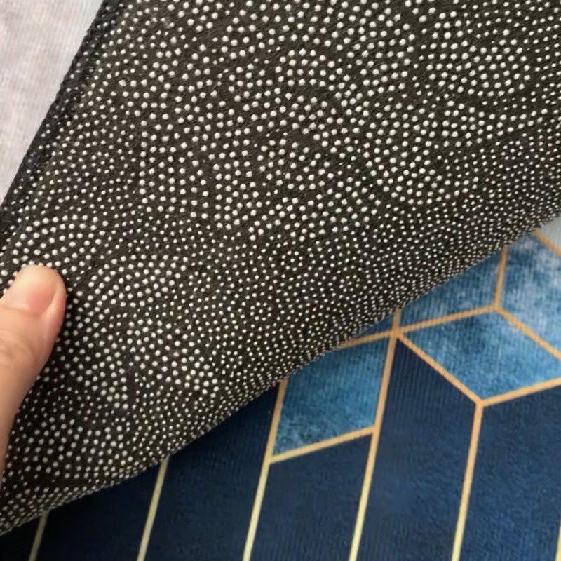 Thảm chùi chân giá rẻ chất liệu thảm lì họa tiết KẺ CHÉO hiện đại