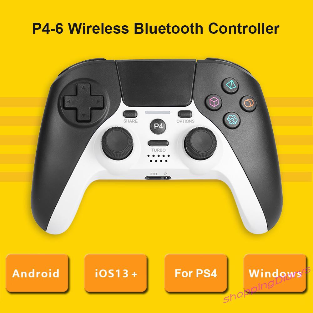Tay Cầm Chơi Game Bluetooth Sh P4-6 Có Touchpad Cho Ps4 Ps4 Slim Pro Phone Tablet Pc