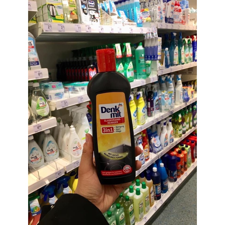DUNG DỊCH VỆ SINH BẾP TỪ DENKMIT GLASKERAMIK REINIGER 300ml