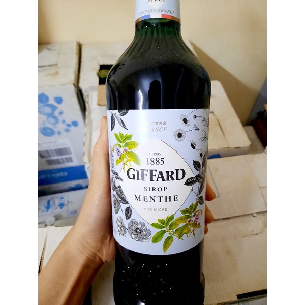 Siro Bạc hà xanh Giffard chai 1000ml