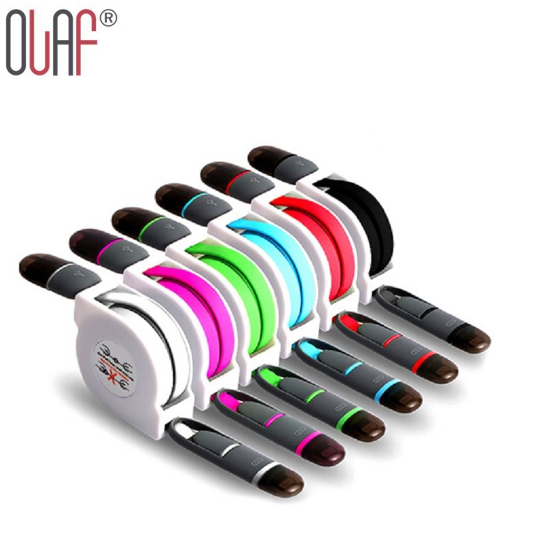 Cáp Sạc / Chuyển Dữ Liệu 2 Trong 1 Cổng Micro Usb Cho Iphone Android
