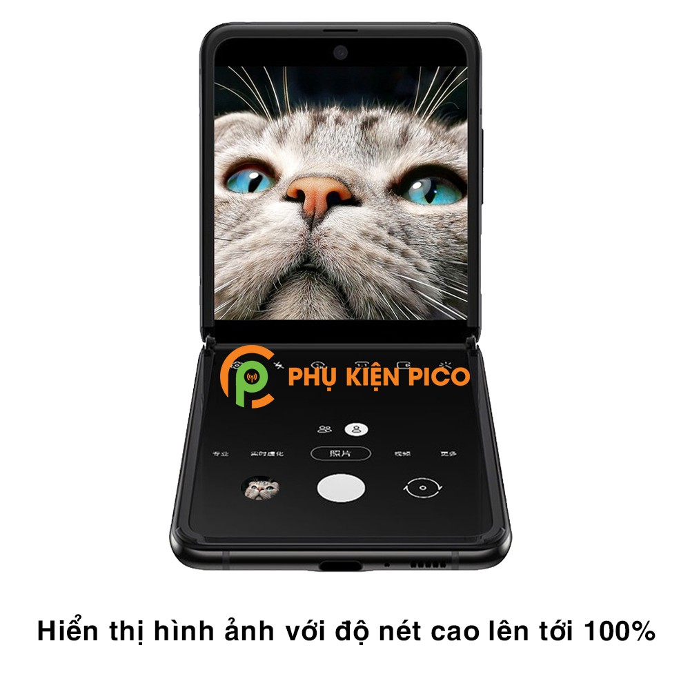 Dán màn hình Samsung Galaxy Z Flip và dán lưng Samsung Z Flip PPF cao cấp và Dán camera Z Flip - Combo3