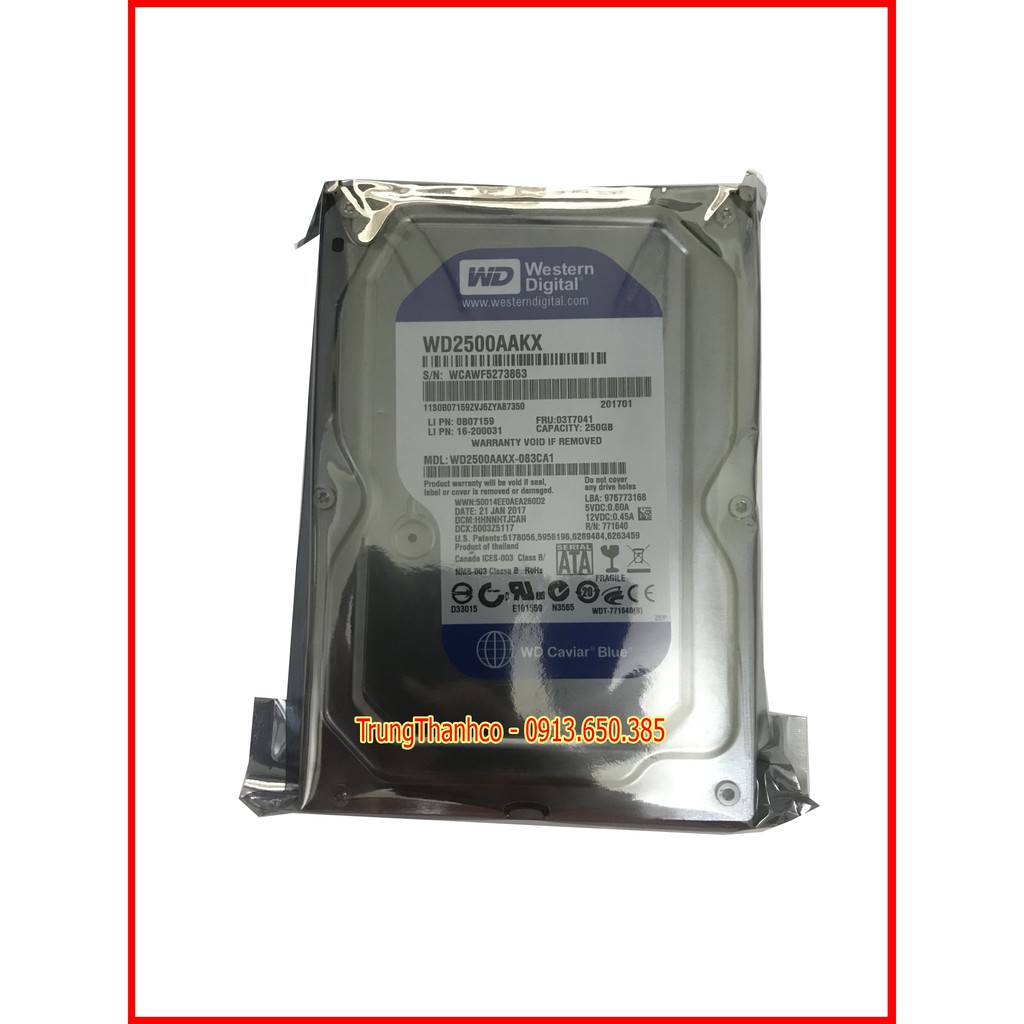 Ổ Cứng HDD 250GB Nhập Khẩu Tùy Hãng Mới Bảo Hành 2 Năm | BigBuy360 - bigbuy360.vn