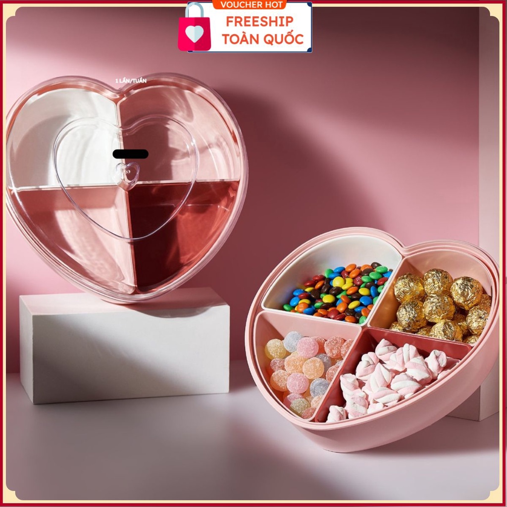 PVN36326 Khay mứt trái tim Candy Box T2 . . .