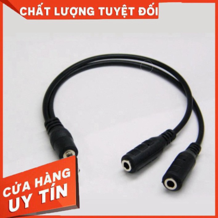 ✅✅✅ Jack chia ra 2 tai nghe 4 khấc - Jack 2 cáp chia Audio 2 cổng 3.5mm ✅✅✅