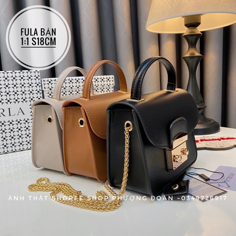 [Túi F VIP] Túi khoá bóp size 18cm quai xách Kèm hộp