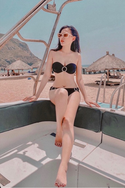 Bikini 2 mảnh cup ngực khoen đ,á tròn sang chảnh, hàng thiết kế cao cấp | BigBuy360 - bigbuy360.vn