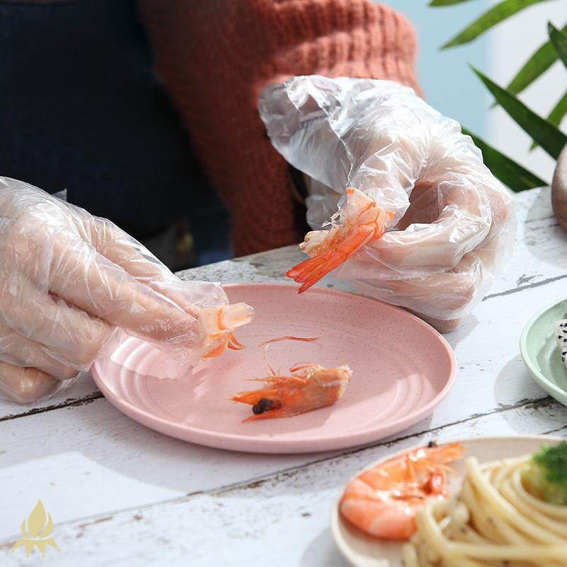 Bát đĩa nhựa lúa mạch nhỏ đựng gia vị/đồ ăn/xương/rác trang trí bàn ăn tiện dụng cho gia đình