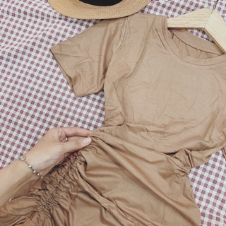 Đầm body rút hông