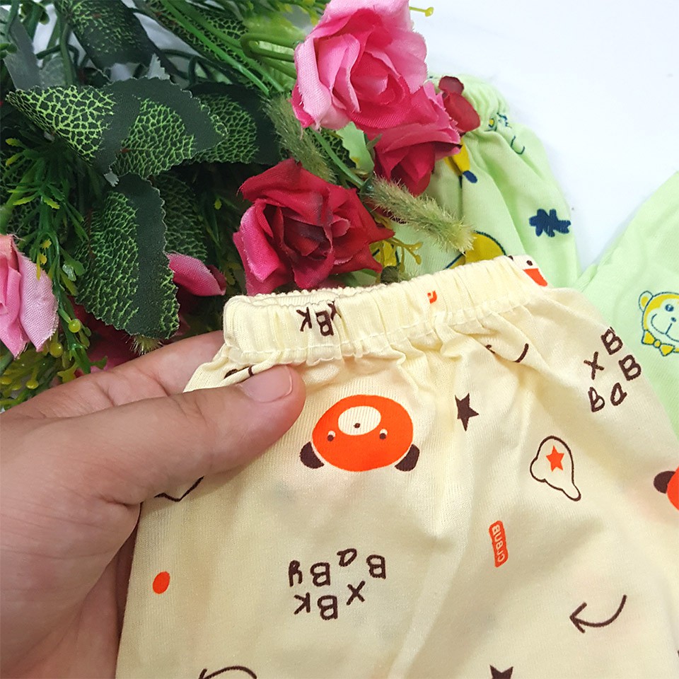 [QUẦN CỘC] Quần Chục Đùi 100% Cotton Cho Bé In Hình Gấu - Hàng Việt Nam