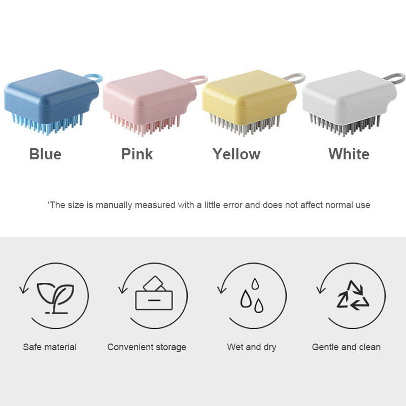 Lược gội đầu massage da đầu silicon mềm mại cao cấp | BigBuy360 - bigbuy360.vn