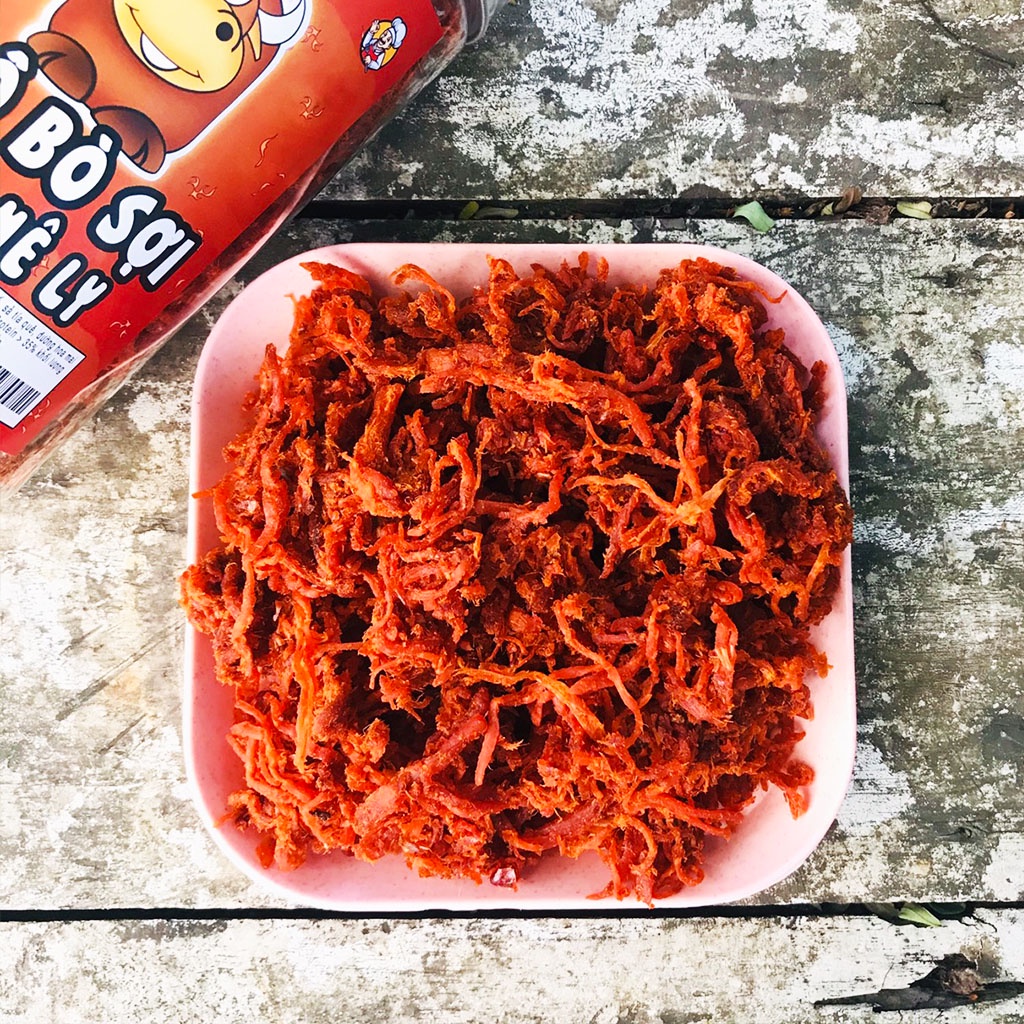 Khô bò xé sợi hũ 300g thơm ngon đồ ăn vặt YOYO | BigBuy360 - bigbuy360.vn