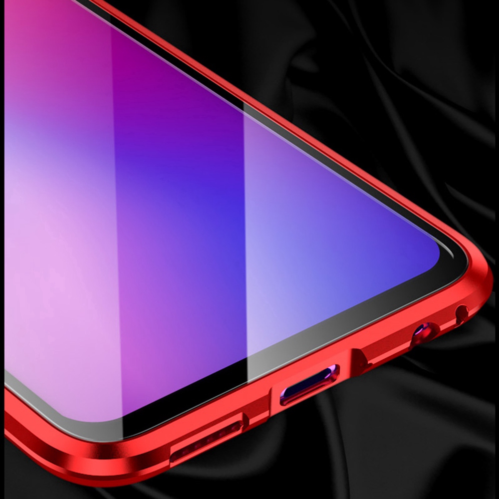 Ốp điện thoại kính cường lực có nam châm 2 mặt cho OPPO F11 Pro R17 K3
