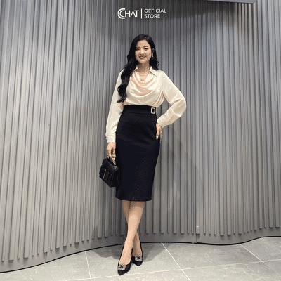 Áo cổ đức chui đầu CCHAT